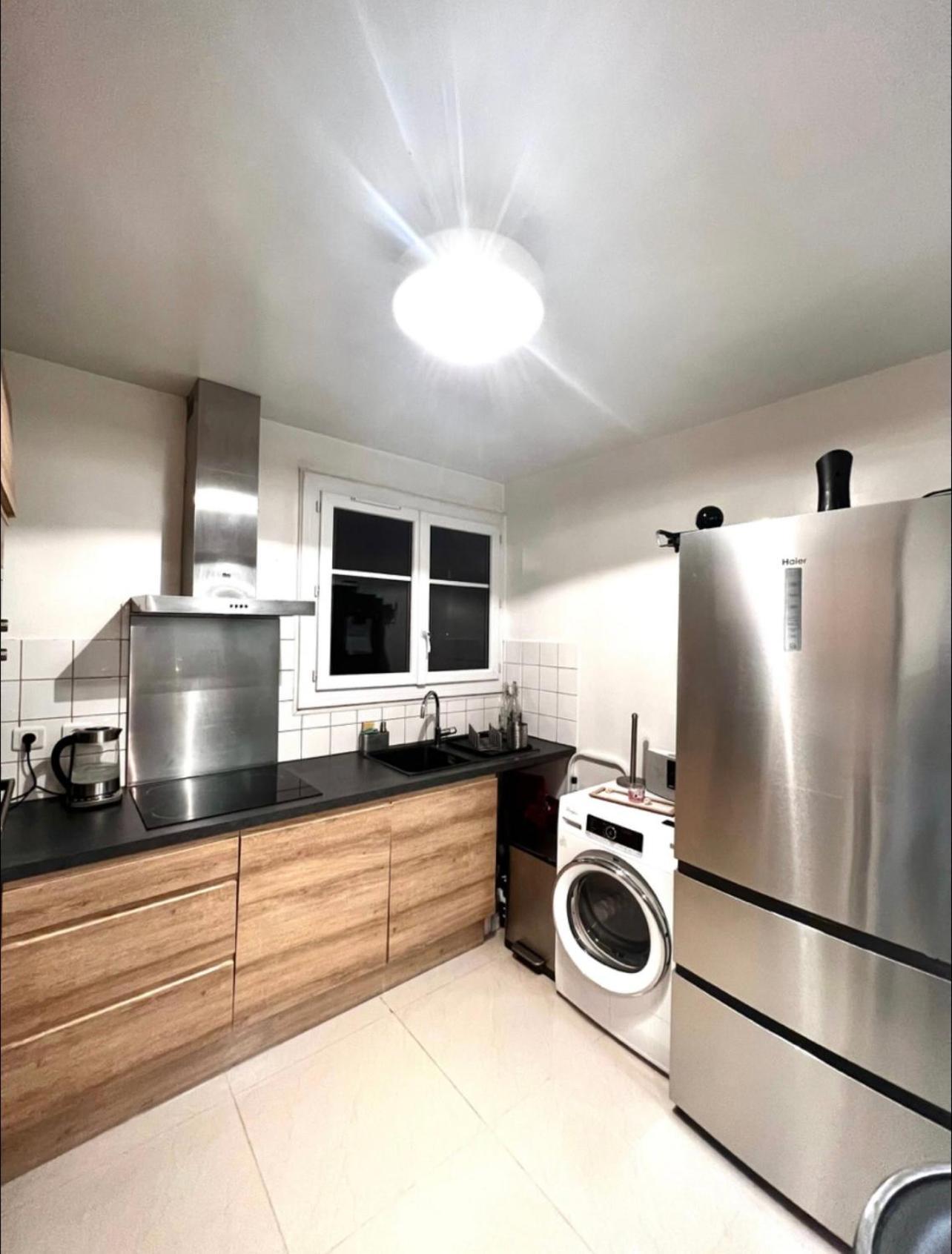 Modern 2 Bedroom Apartment Near Paris Metro, Giant Flat Screen Tv 85 Inches, Balcony, Free Parking Ivry-sur-Seine Exterior foto
